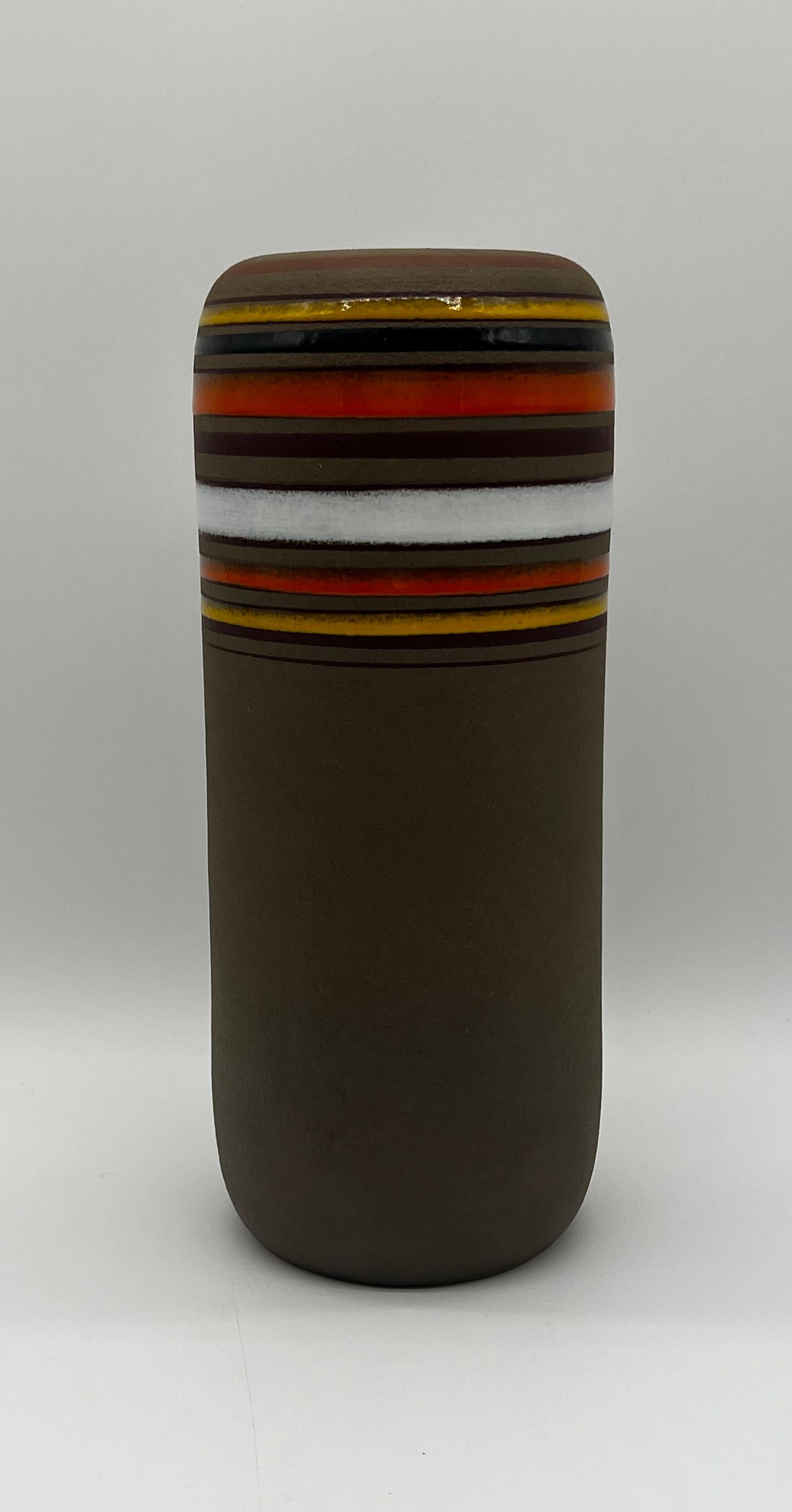 XX secolo Aldo Londi per Bitossi Vaso in ceramica italiana del Medioevo in vendita