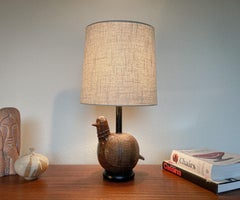 Aldo Londi for Bitossi Partridge Table Lamp, Italy 1960's