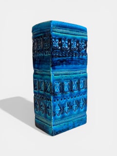 Aldo Londi per Bitossi Vaso in ceramica etrusca "Rimini Blu", Italia, anni '60