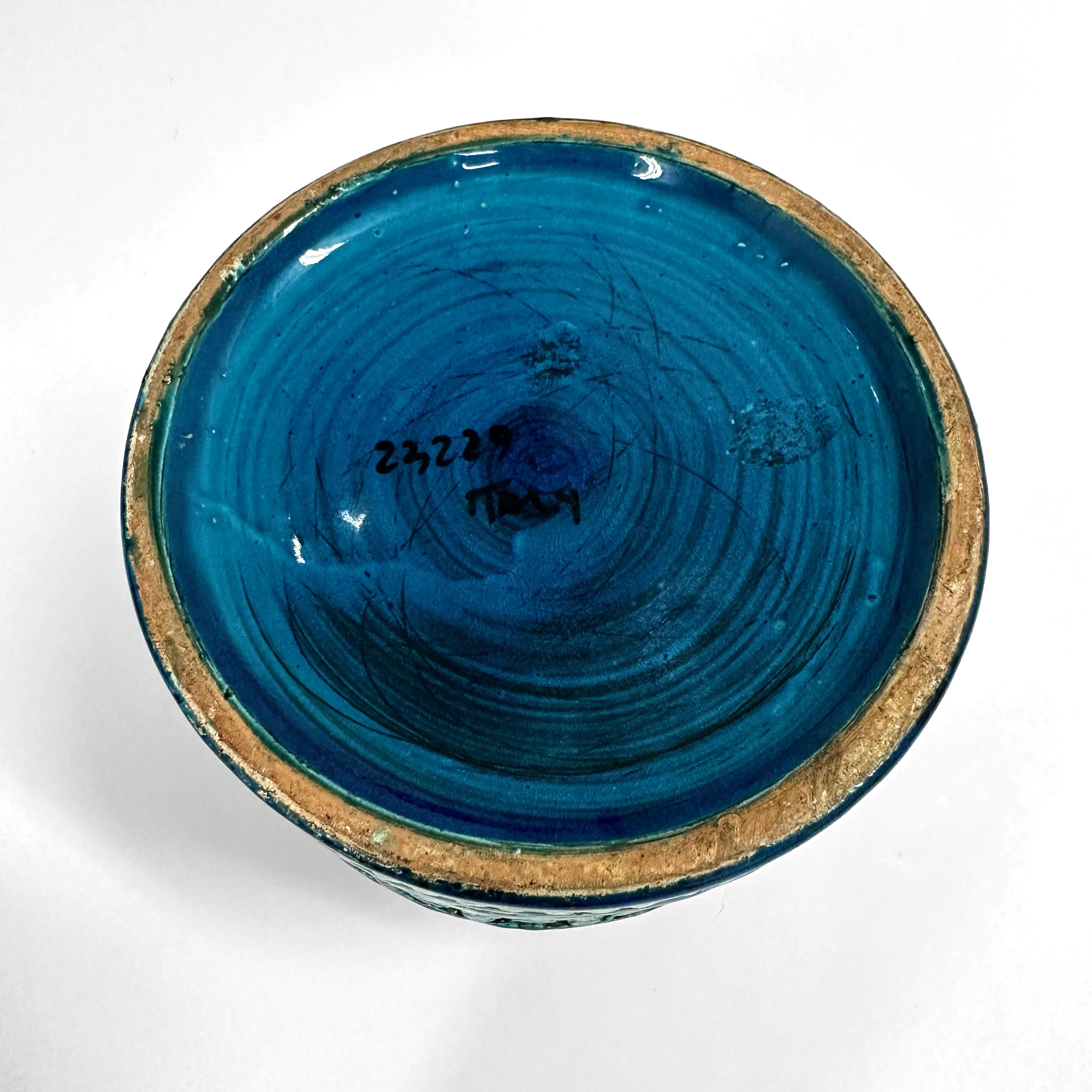 Breite, breit geflochtene Vase „Rimini“ von Aldo Londi für Bitossi im Zustand „Hervorragend“ im Angebot in Littleton, CO