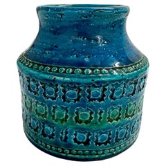 Breite, breit geflochtene Vase „Rimini“ von Aldo Londi für Bitossi
