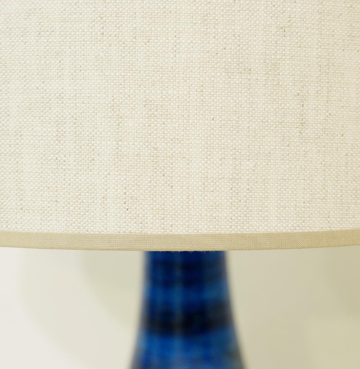 Italian Aldo Londi for Bitossi 'Rimini Blue' Pottery Table Lamp, 1960s