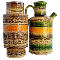Ensemble de vases en céramique Sahara Range d'Aldo Londi pour Bitossi, Italie, années 1960