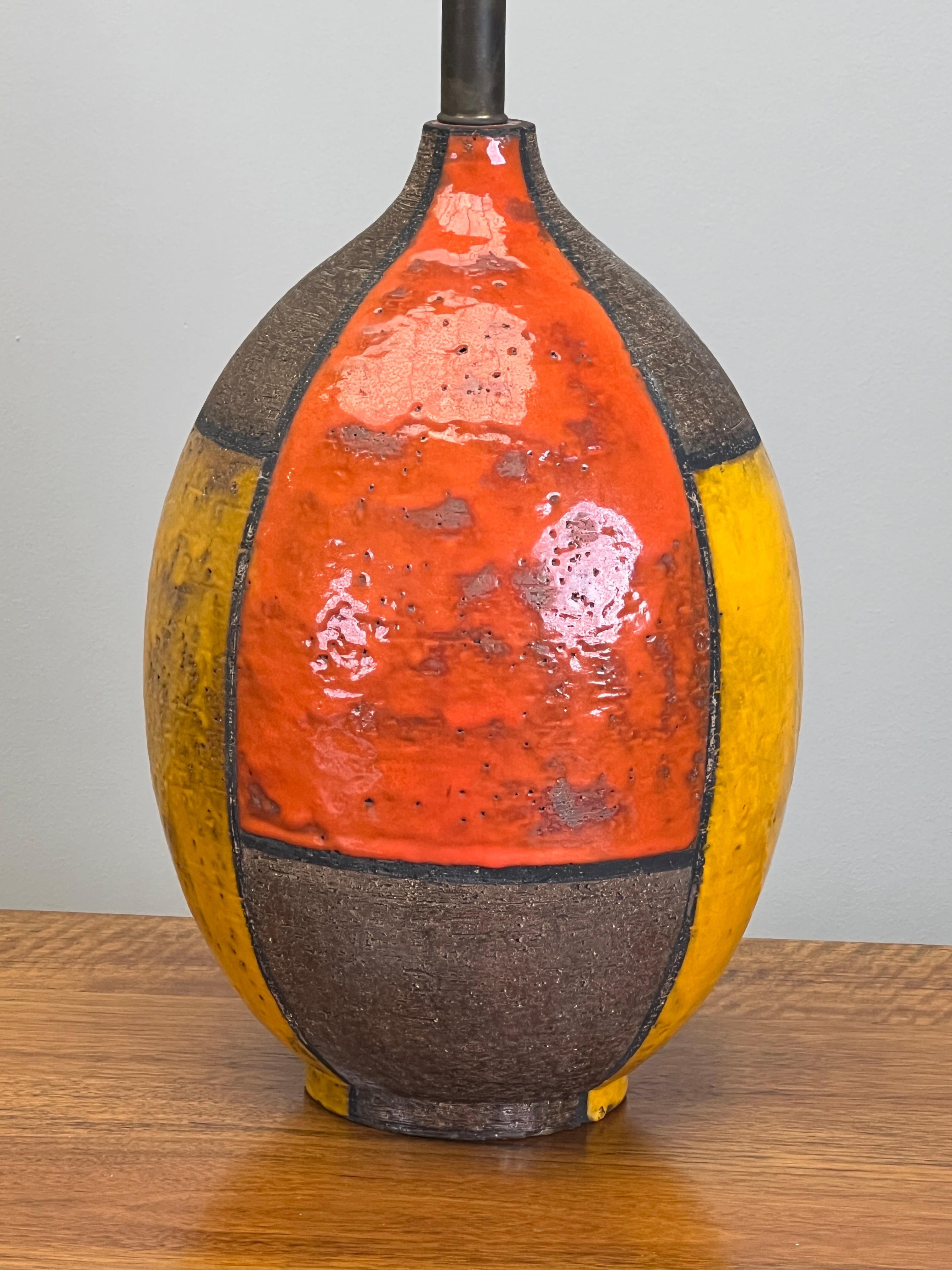 Aldo Londi for Bitossi Table Lamp For Sale 5