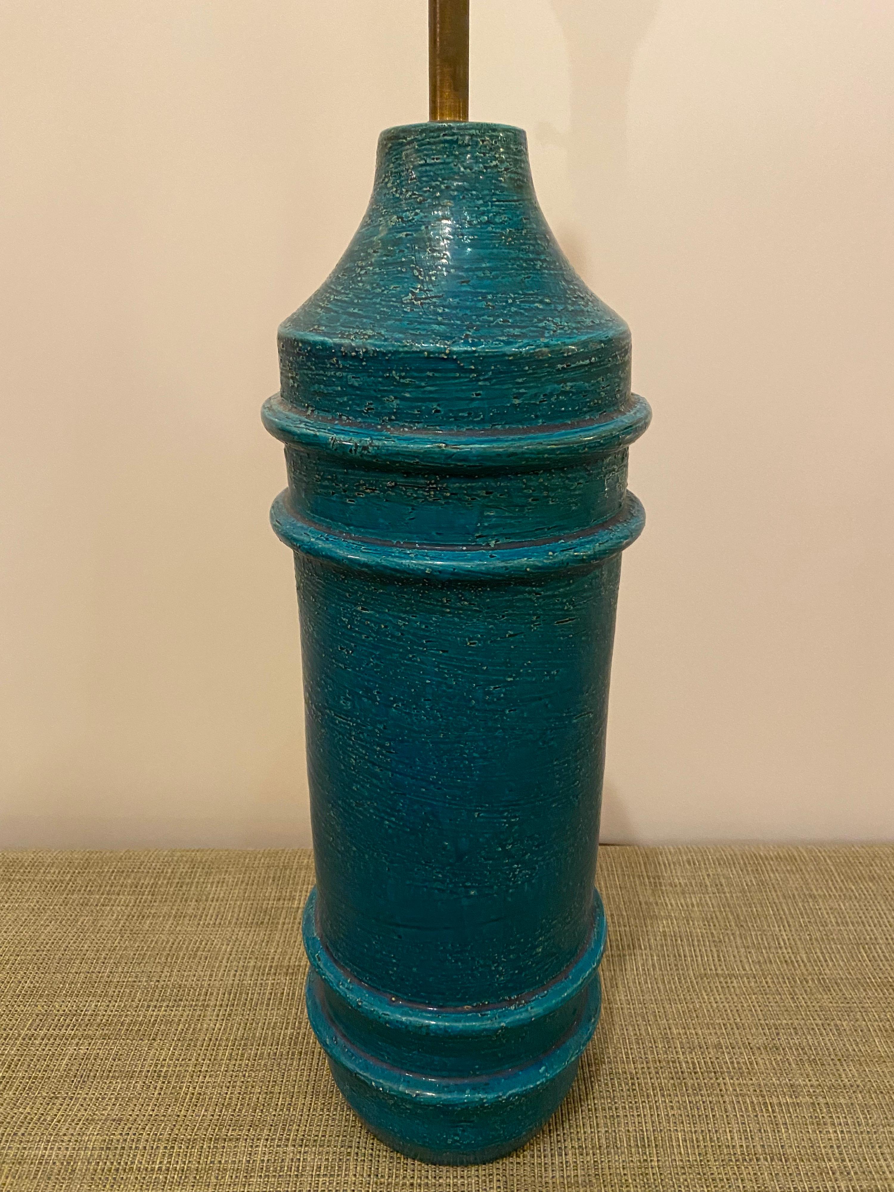 Mid-Century Modern Aldo Londi for Bitossi Table Lamp