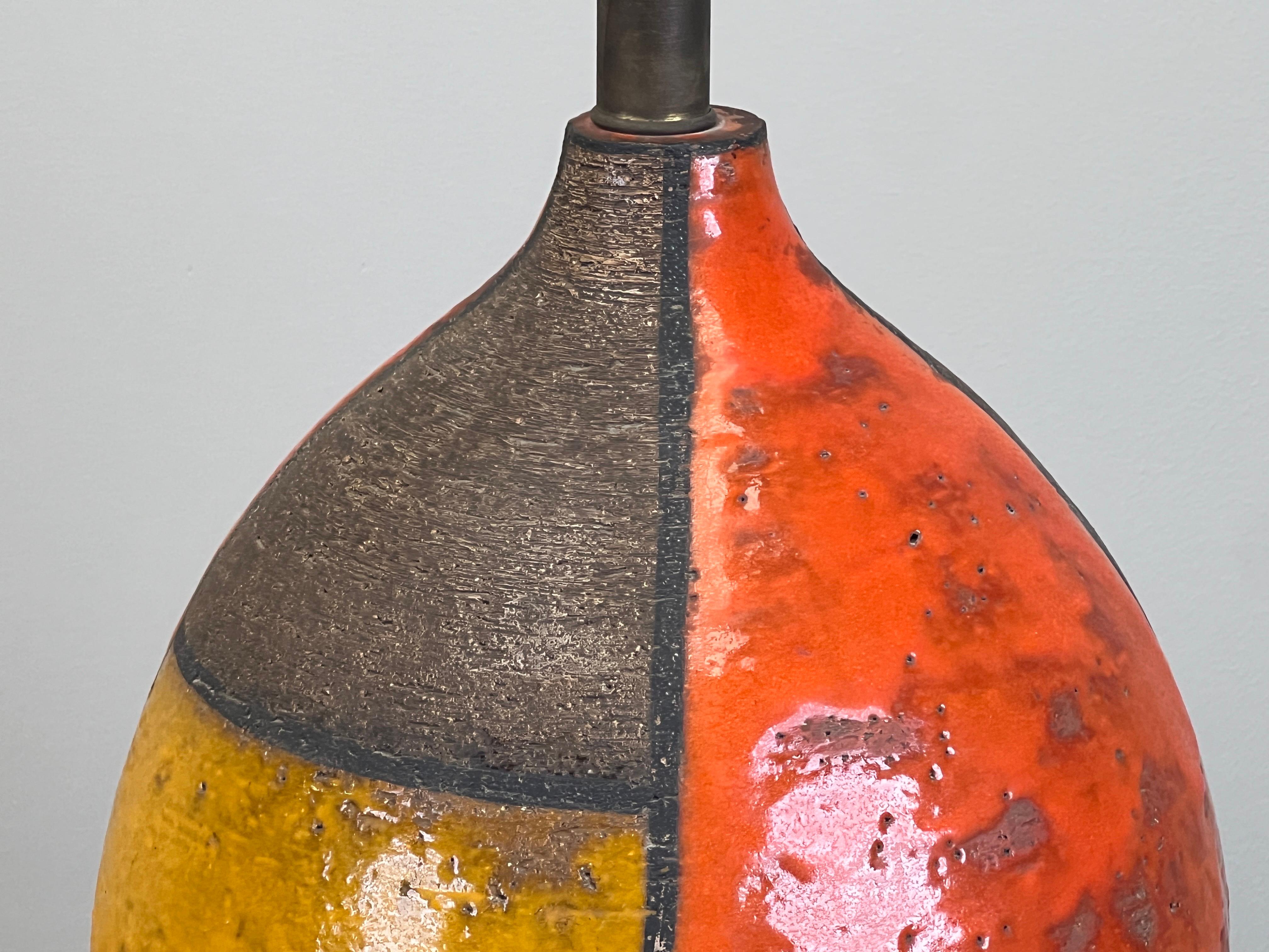 Aldo Londi for Bitossi Table Lamp For Sale 1