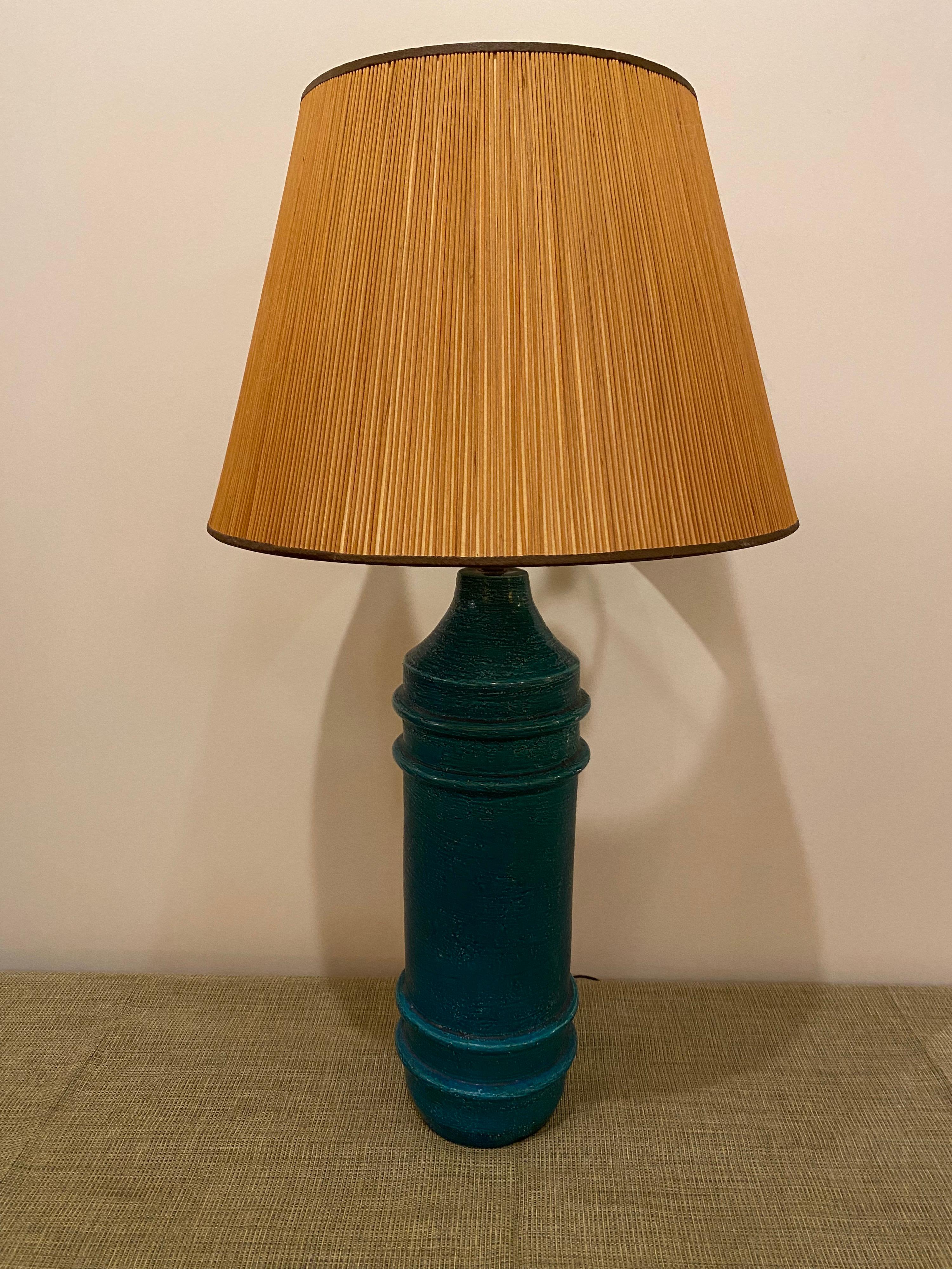 Ceramic Aldo Londi for Bitossi Table Lamp