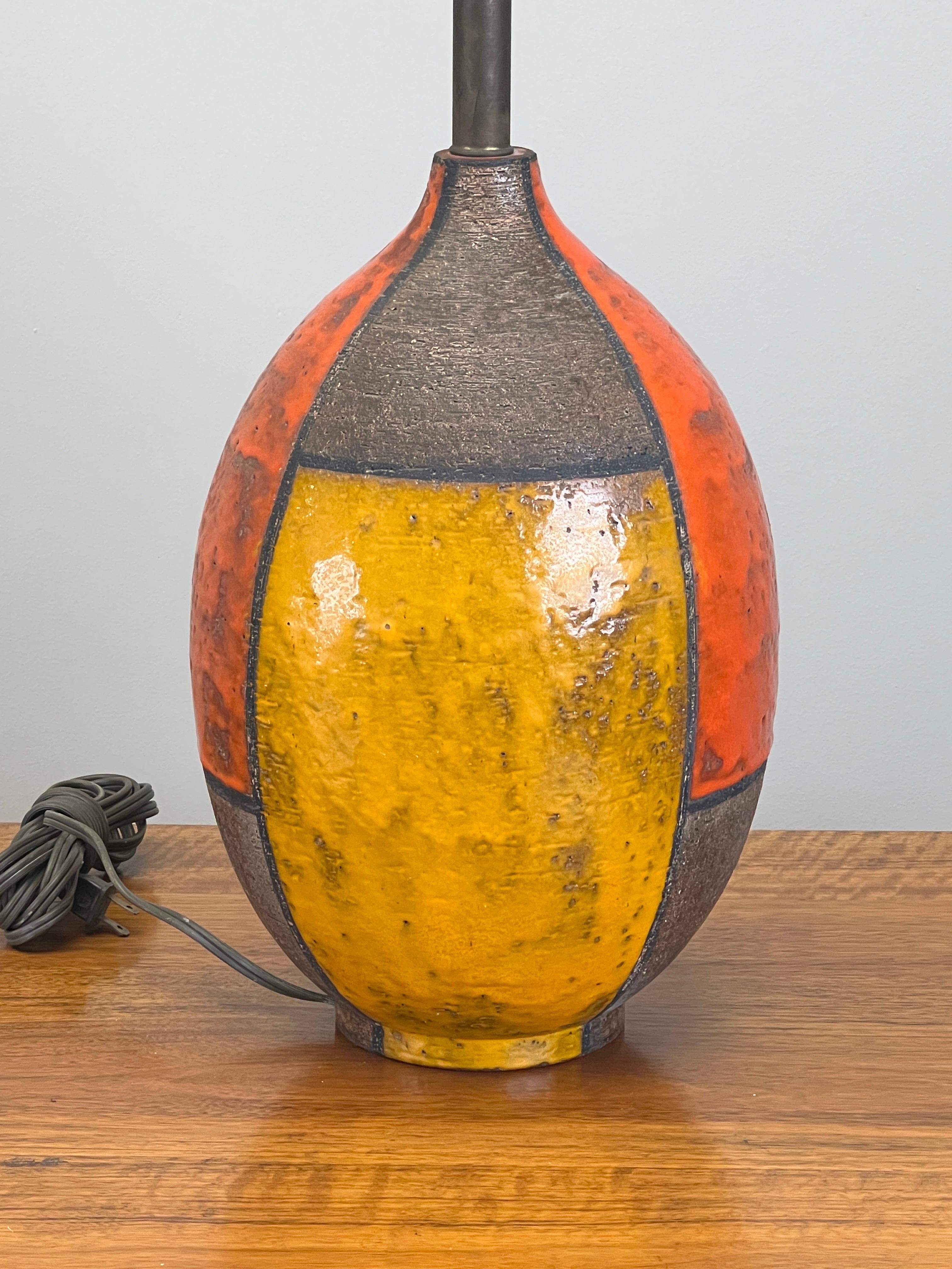 Aldo Londi for Bitossi Table Lamp For Sale 2