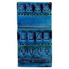 Aldo Londi for Bitossi, Vase in Rimini-Blue Glazed Ceramics, 1960s