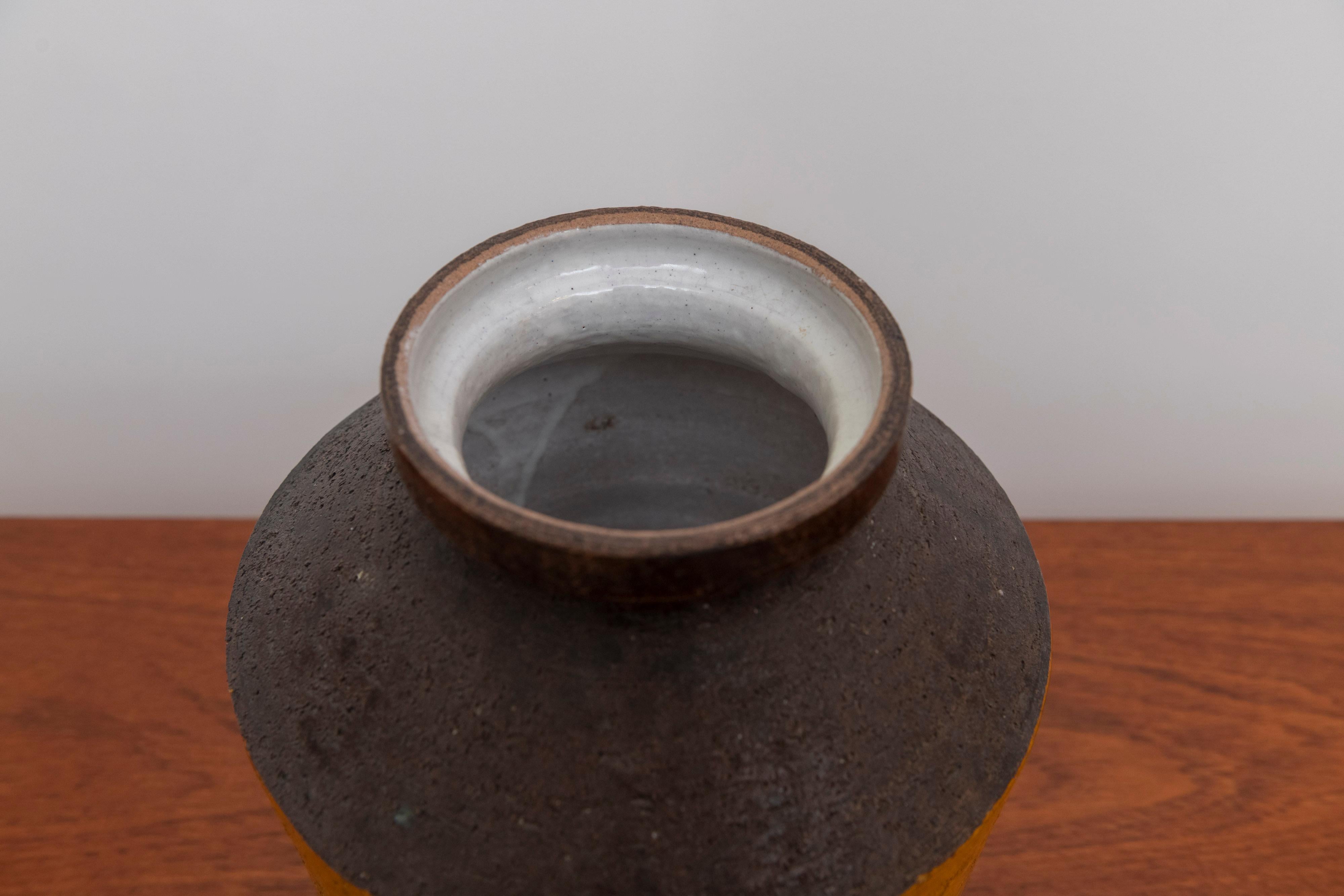Mid-Century Modern Aldo Londi for Bitossi Vase / Urn For Sale