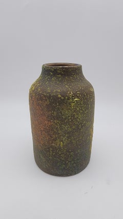 Aldo Londi for Bitossi Volcanic Glaze Studio Pottery Vase, Italy, c. 1960s–70s