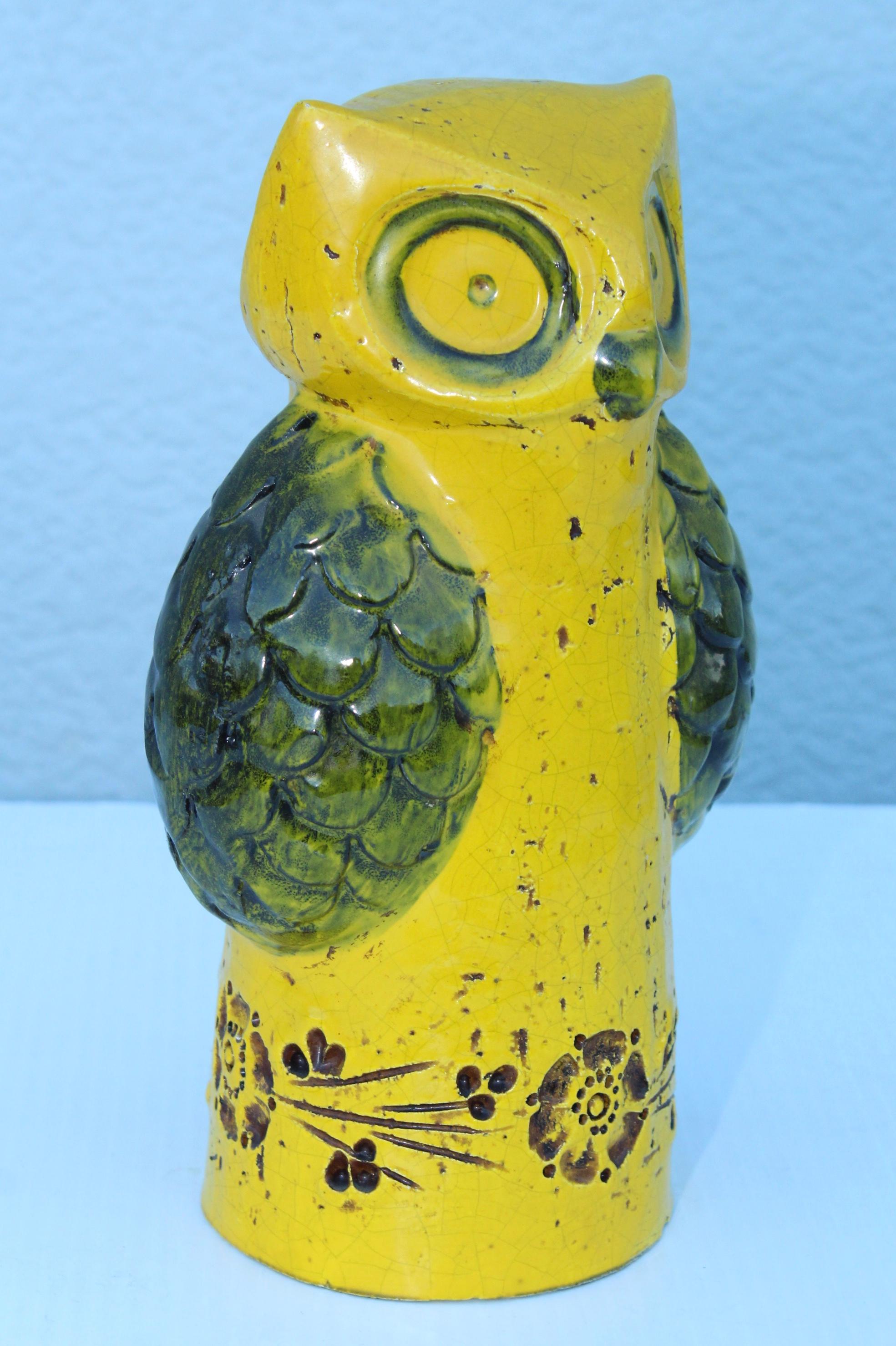 Aldo Londi for Bitossi Yellow Owl 2