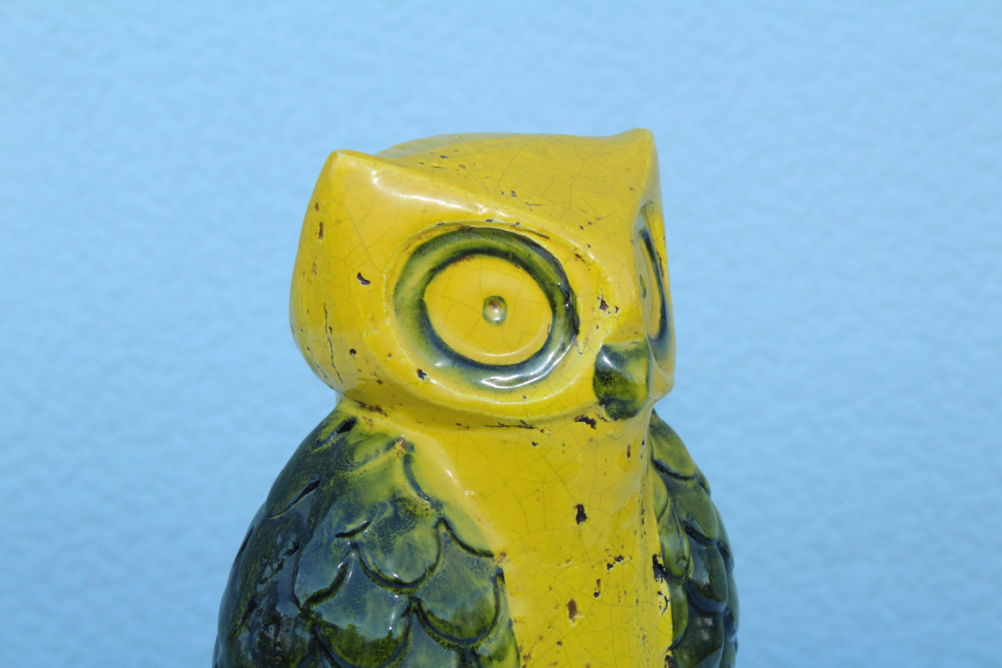 Aldo Londi for Bitossi Yellow Owl 3