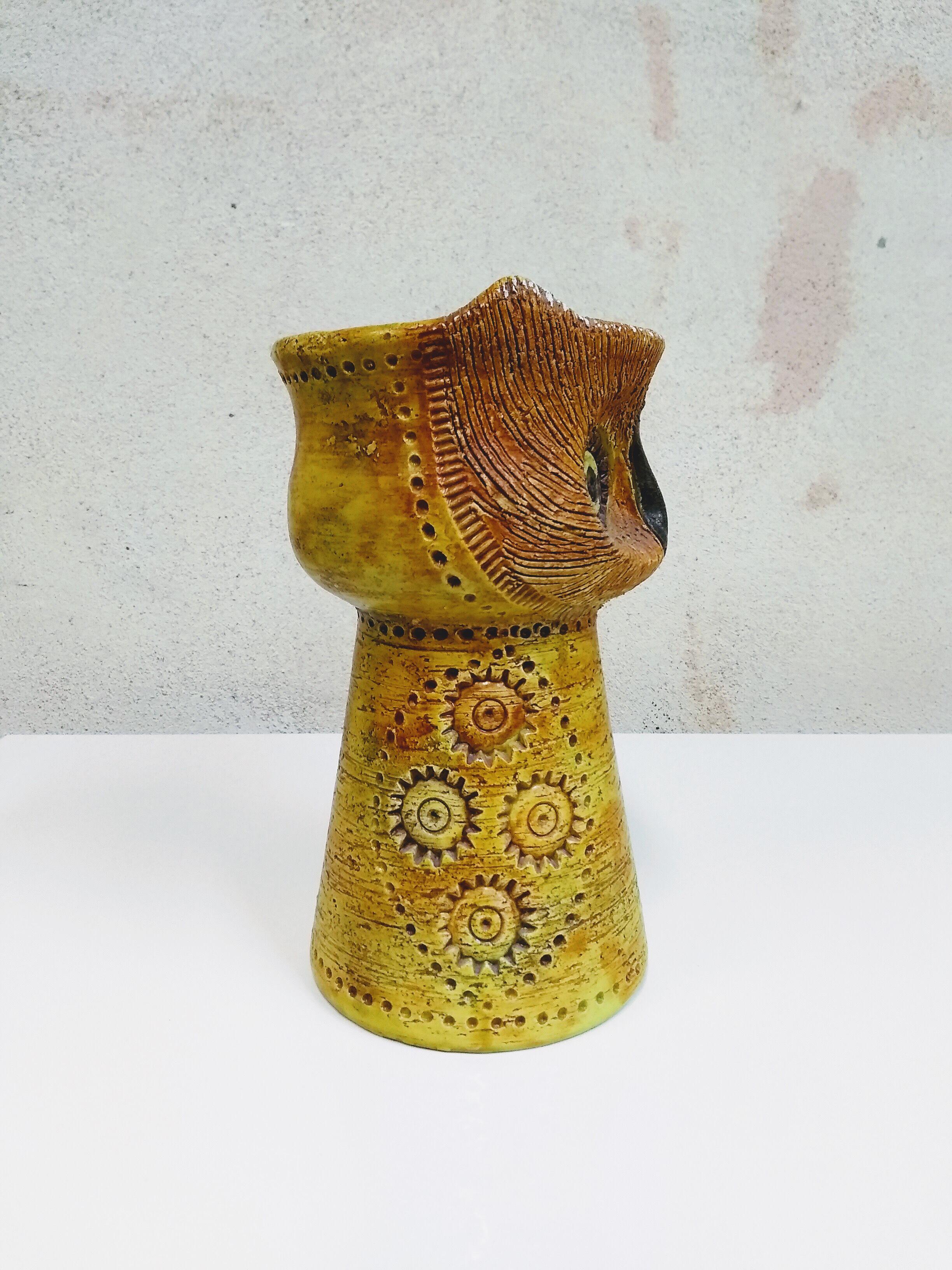 Aldo Londi Italian Ceramic Owl for Bitossi imported by Rosenthal and Netter 1