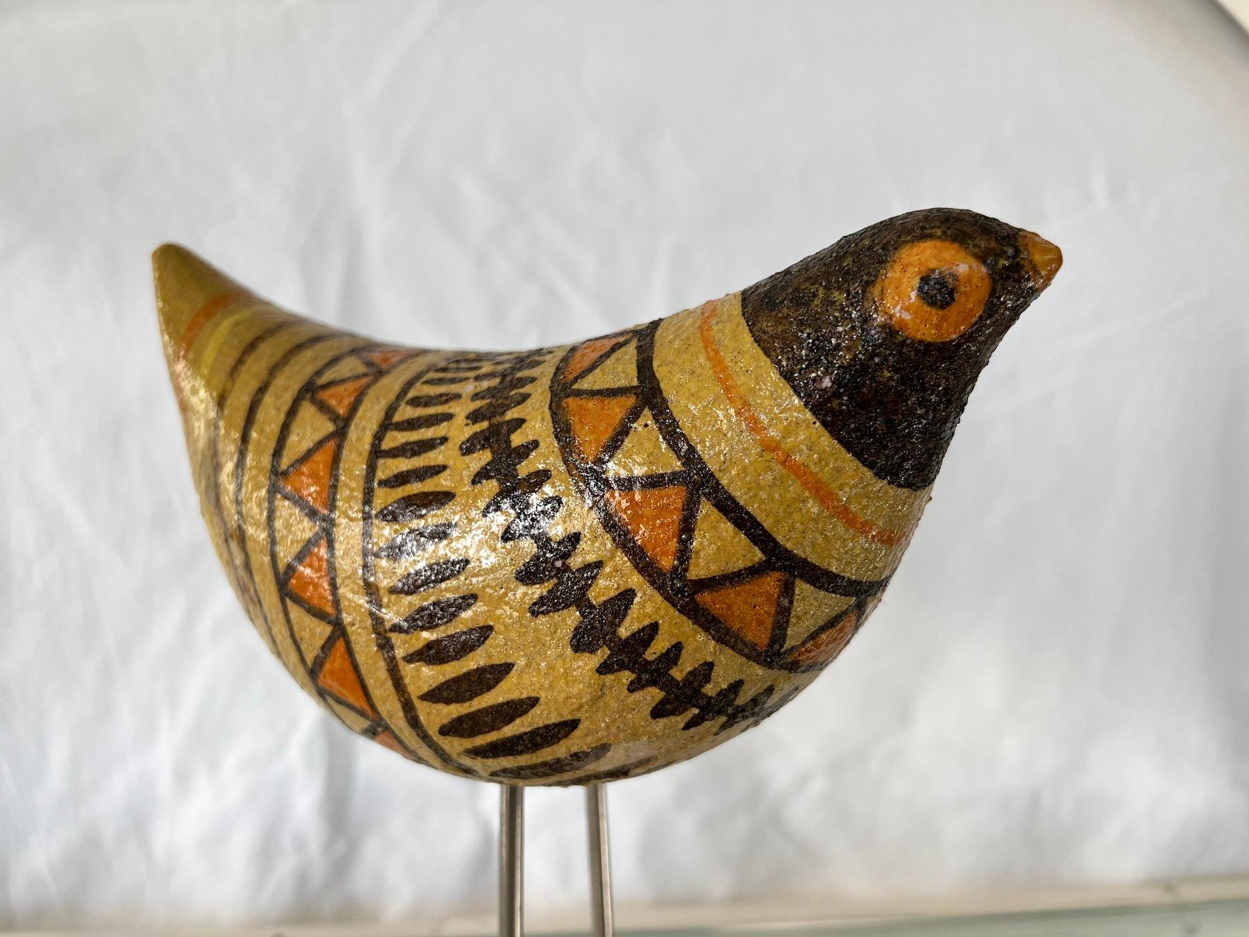 Aldo Londi Italian Modern Ceramic Bird Sculpture 5