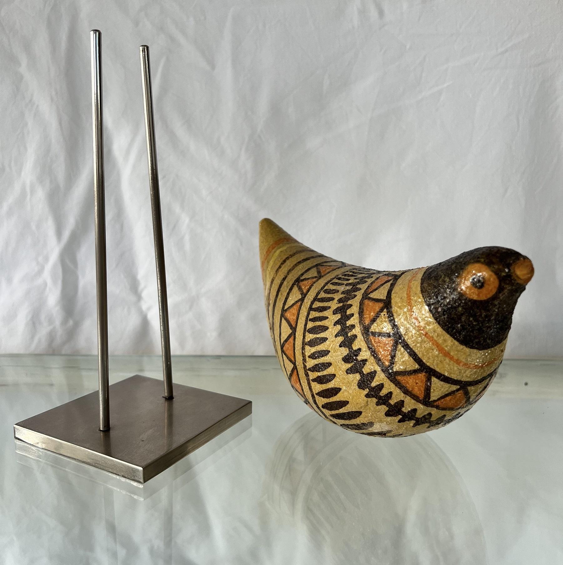 Aldo Londi Italian Modern Ceramic Bird Sculpture 7