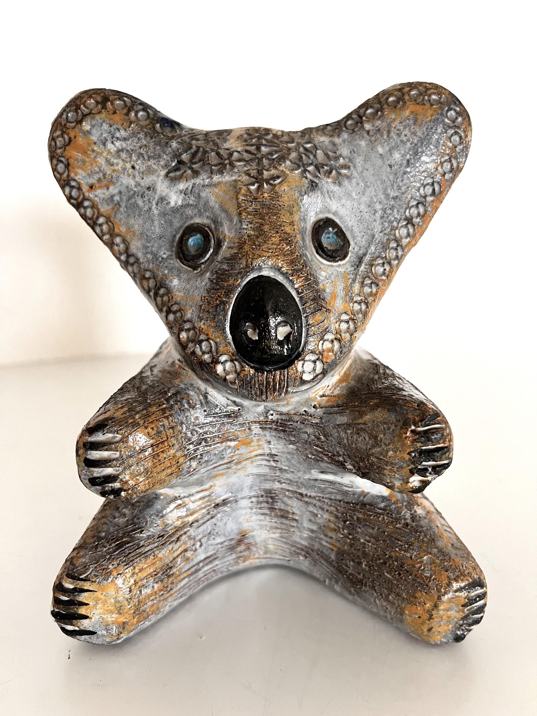 Aldo Londi Koala Bear Savings Box,  Italy 1960s For Sale 4