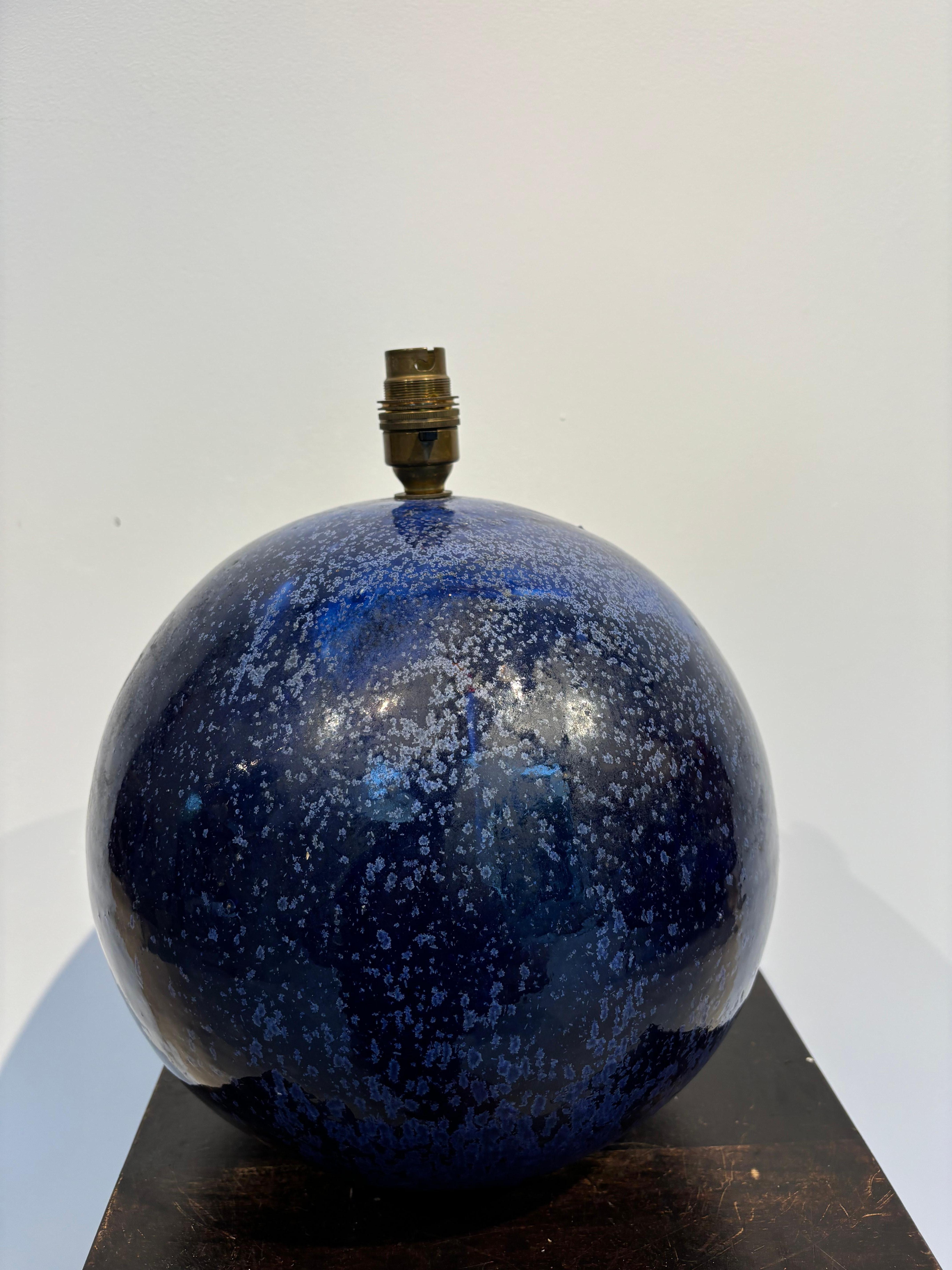 Ceramic Aldo Londi lamp For Sale