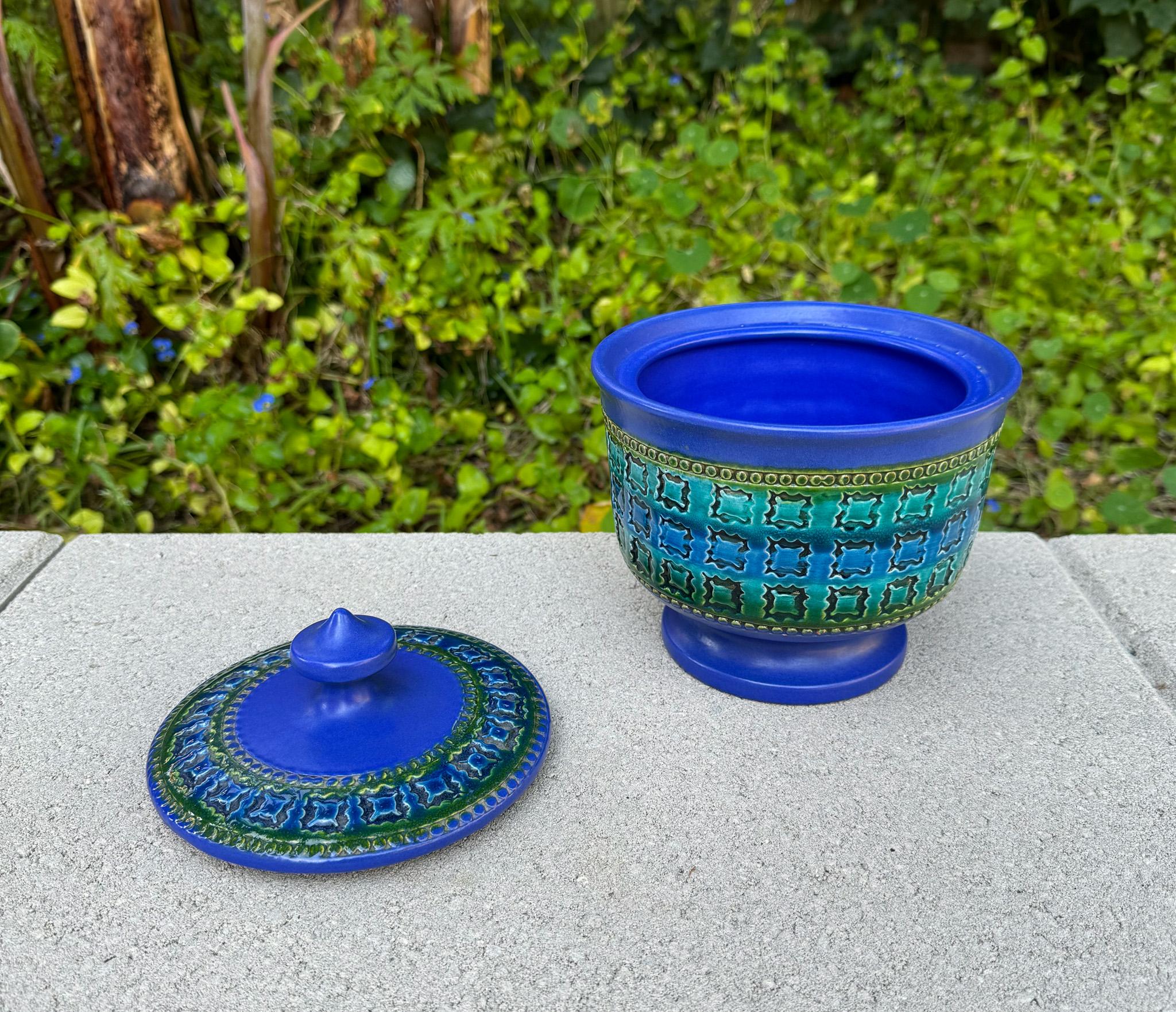 Jarra / Vasija con tapa Aldo Londi para Bitossi, Italia, c.1960 en venta 5