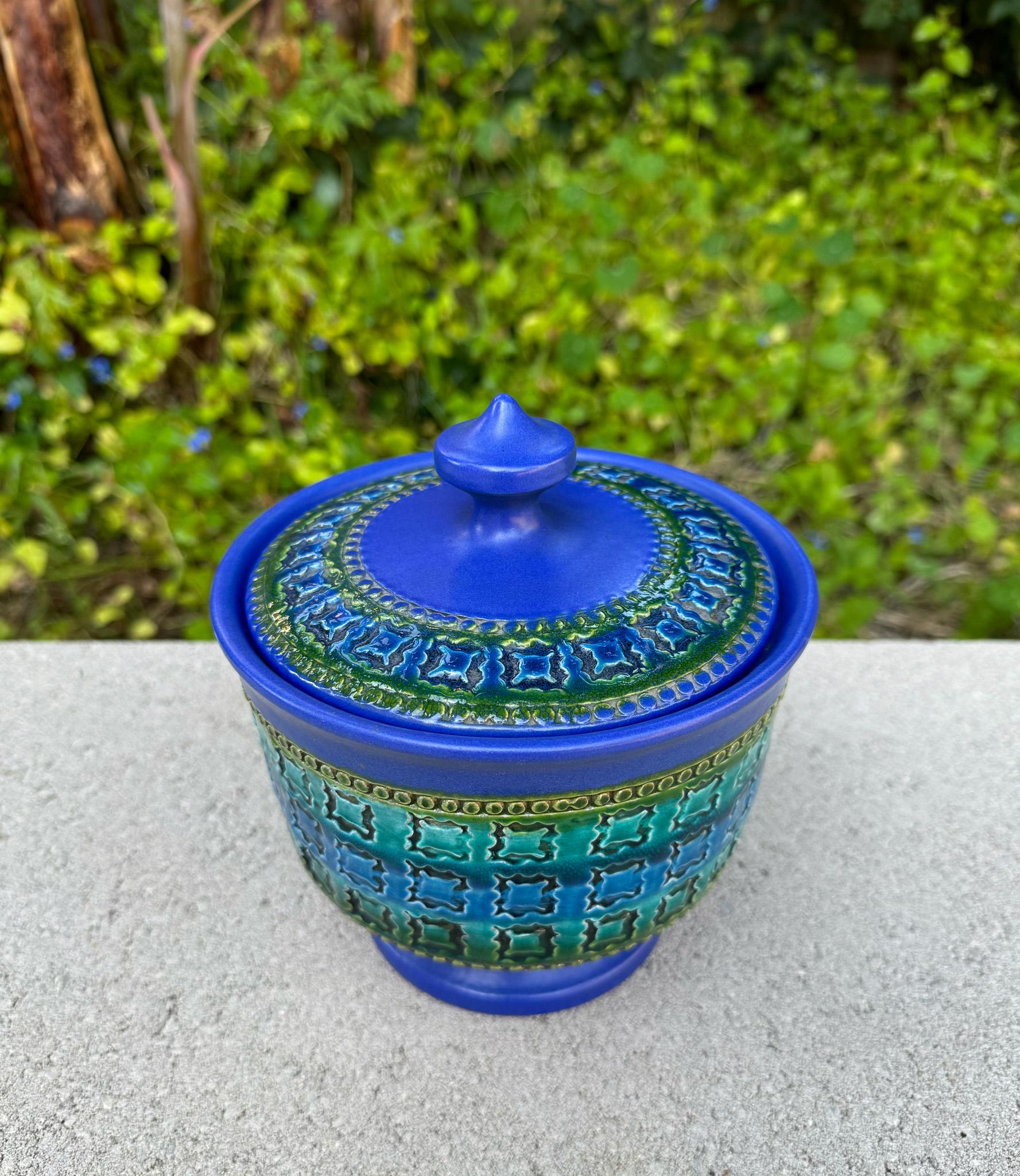 Jarra / Vasija con tapa Aldo Londi para Bitossi, Italia, c.1960 en venta 9