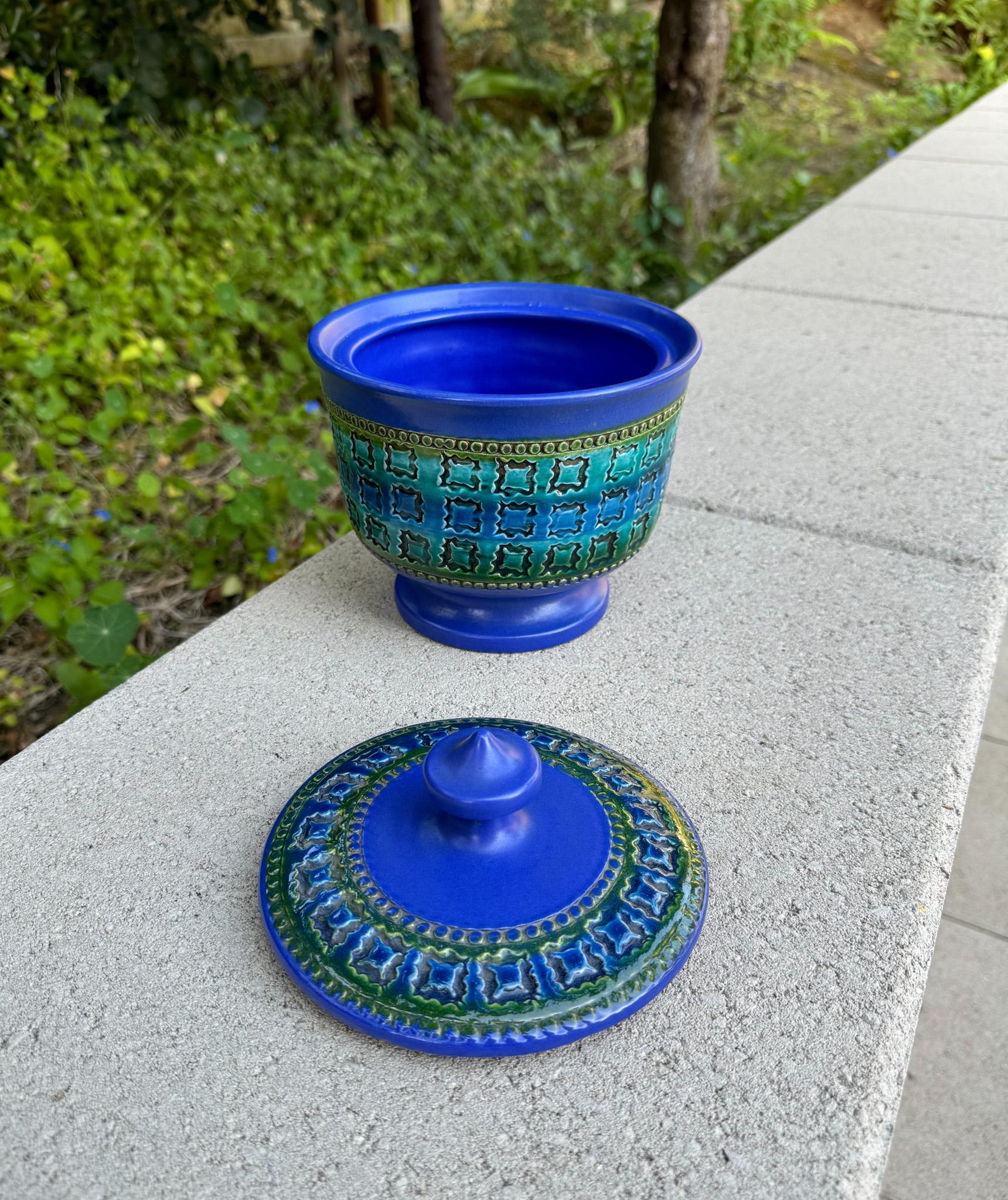 Jarra / Vasija con tapa Aldo Londi para Bitossi, Italia, c.1960 en Bueno estado para la venta en San Juan Capistrano, CA