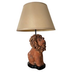 Aldo Londi Lion Lamp