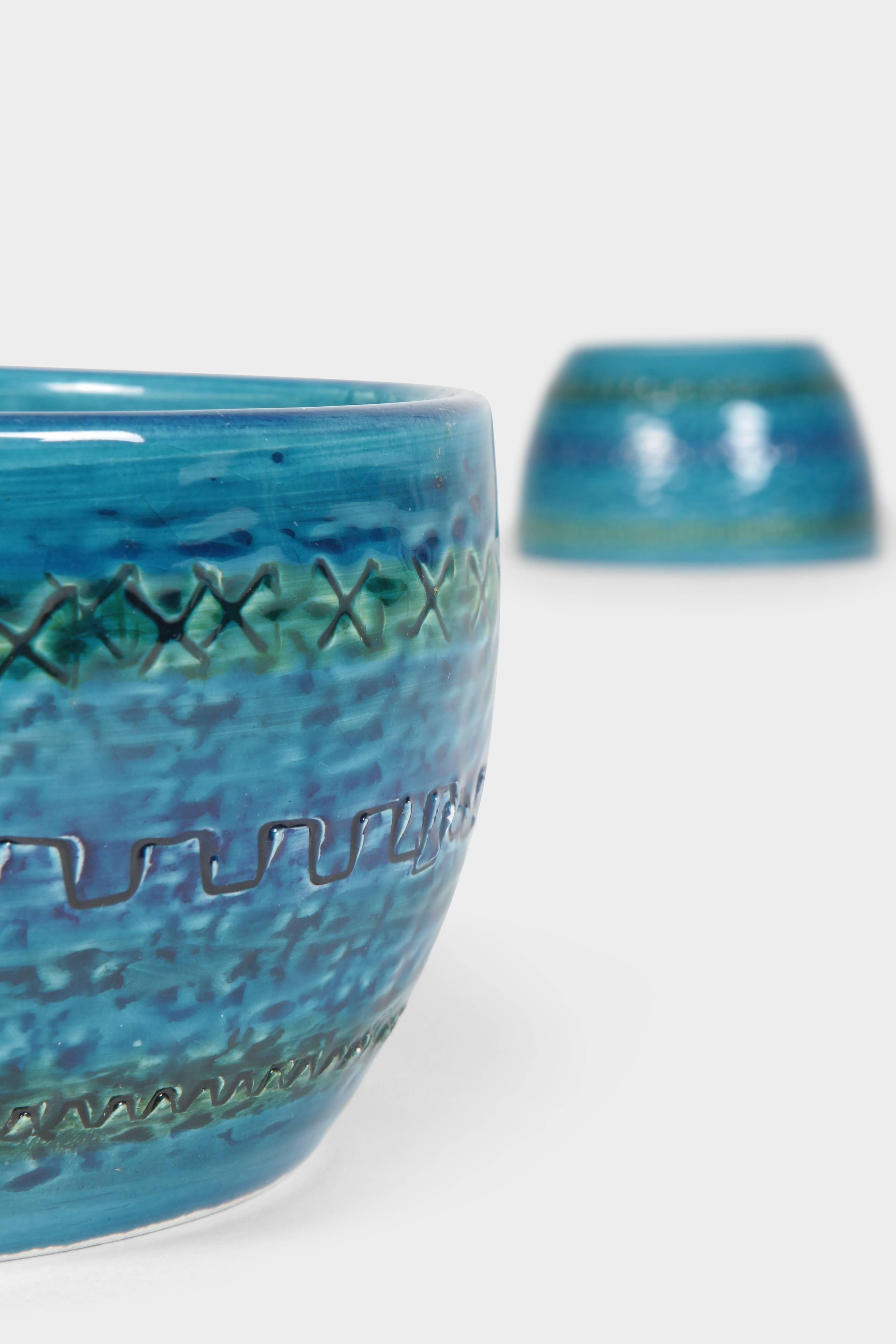 European Aldo Londi “Rimini Blu” Bowls Bitossi, 1960s