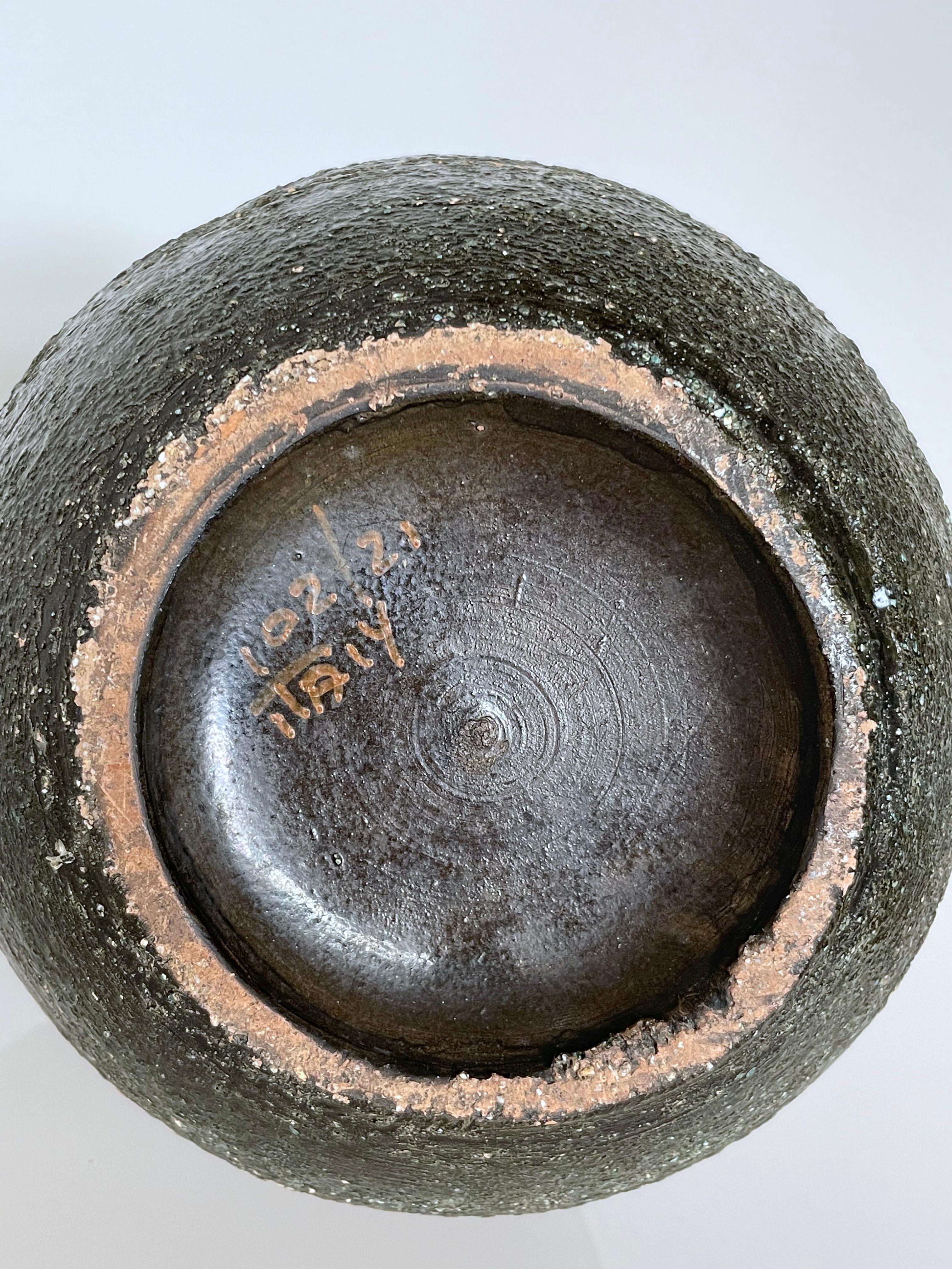 Aldo Londi Rimini Blue Vase for Bitossi, Italy For Sale 2