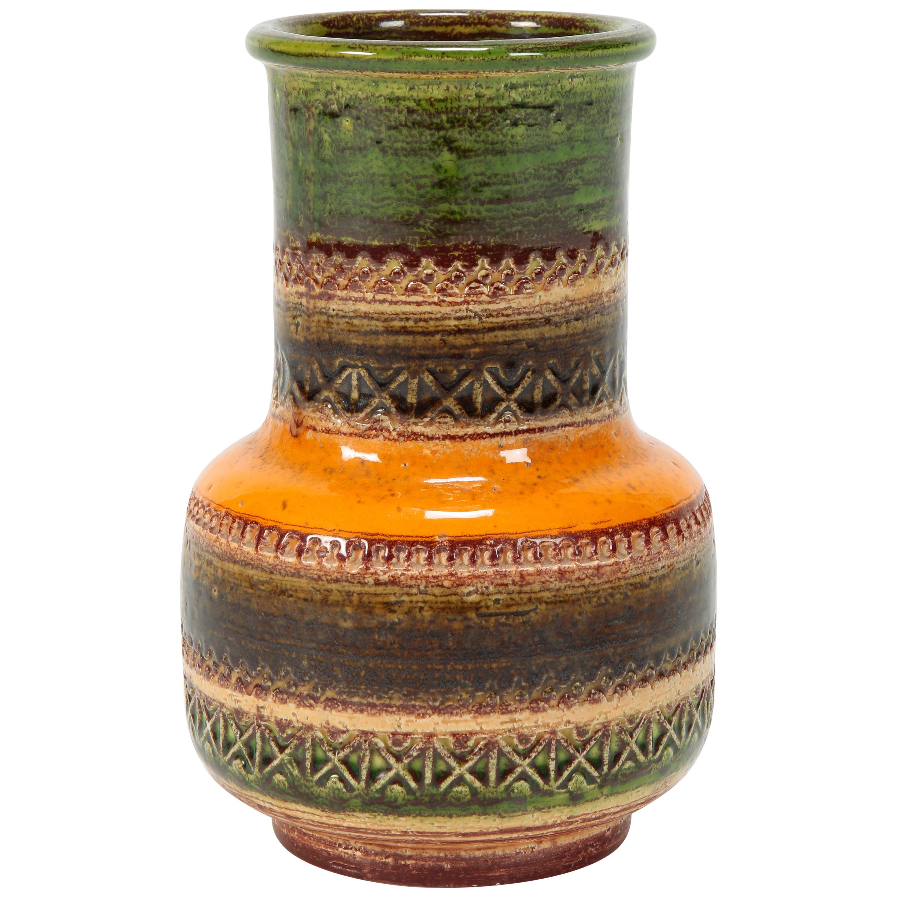 Aldo Londi Sahara Vase Bitossi, 1960s