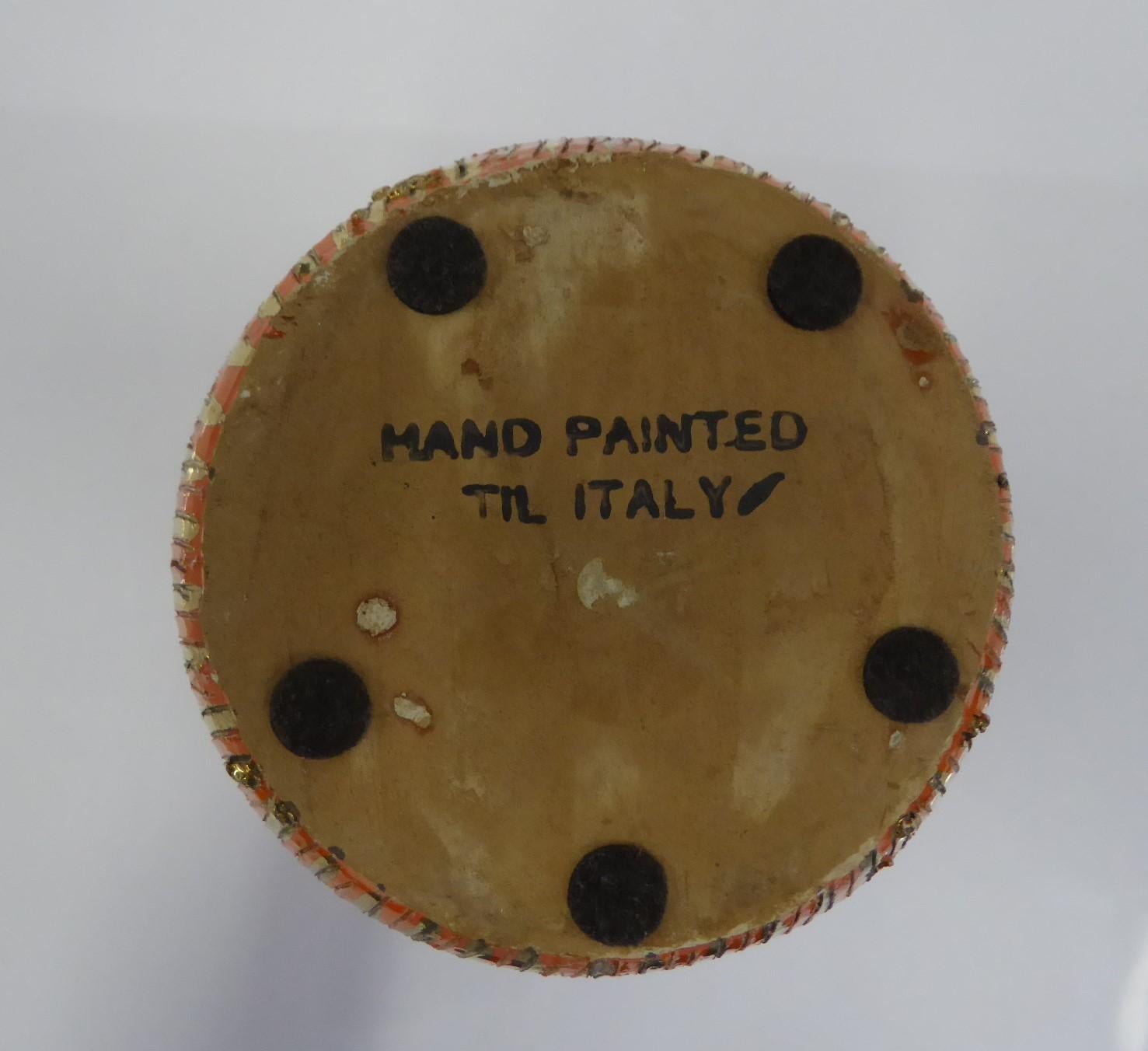 Moderne Sgraffito-Keramikvase aus der Seta-Serie von Aldo Londi für Bitossi, Italien, 1950er Jahre (Mitte des 20. Jahrhunderts) im Angebot
