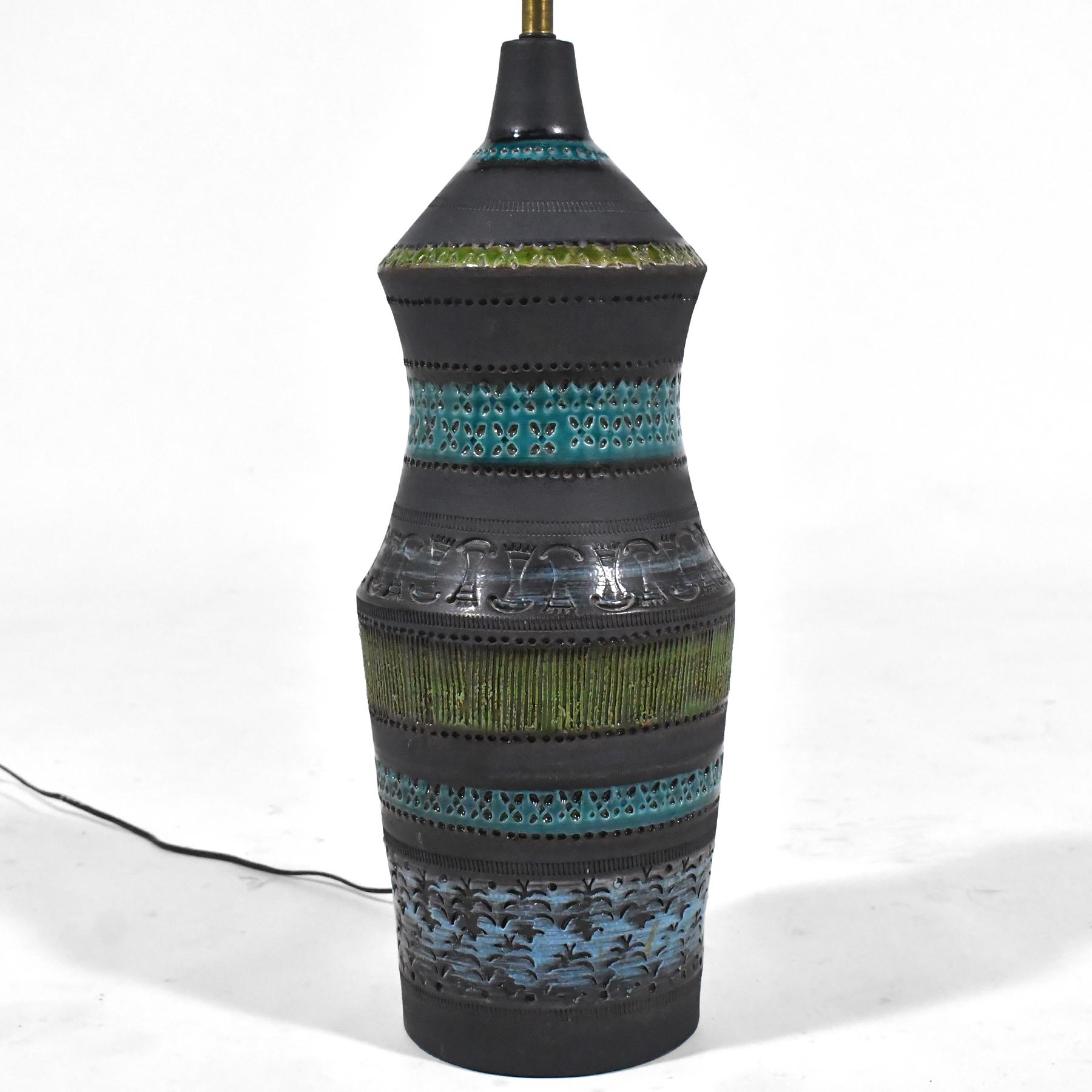 Lámpara de mesa Aldo Londi by Bitossi mediados del siglo XX en venta