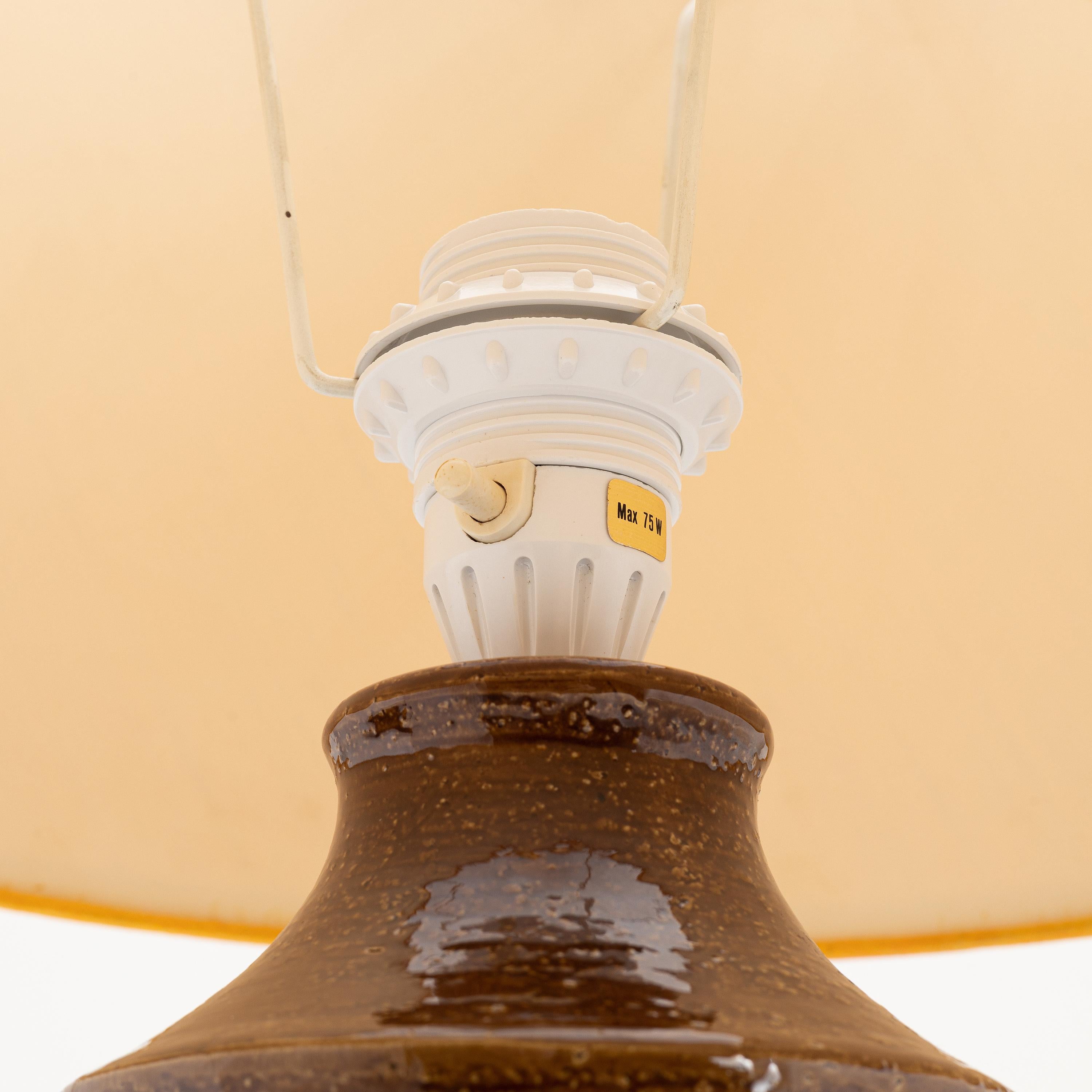 Mid-Century Modern Lampe de bureau Aldo Londi  en céramique pour Bitossi, Italie, 1960 en vente