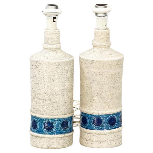 Lampada da tavolo Aldo Londi in ceramica di Bitossi 1960 Firmata