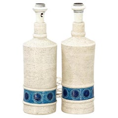 Lampada da tavolo Aldo Londi in ceramica di Bitossi 1960 Firmata