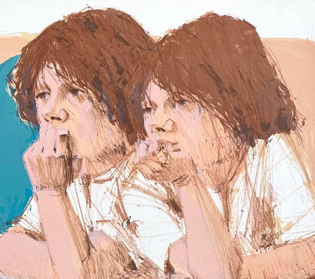 HERMANOS es una litografía original dibujada a mano por el artista argentino Aldo Luongo. Impreso en 1975 en Circle Gallery NYC con métodos tradicionales de litografía a mano sobre papel de impresión Arches de archivo, 100% libre de ácido.

HERMANOS