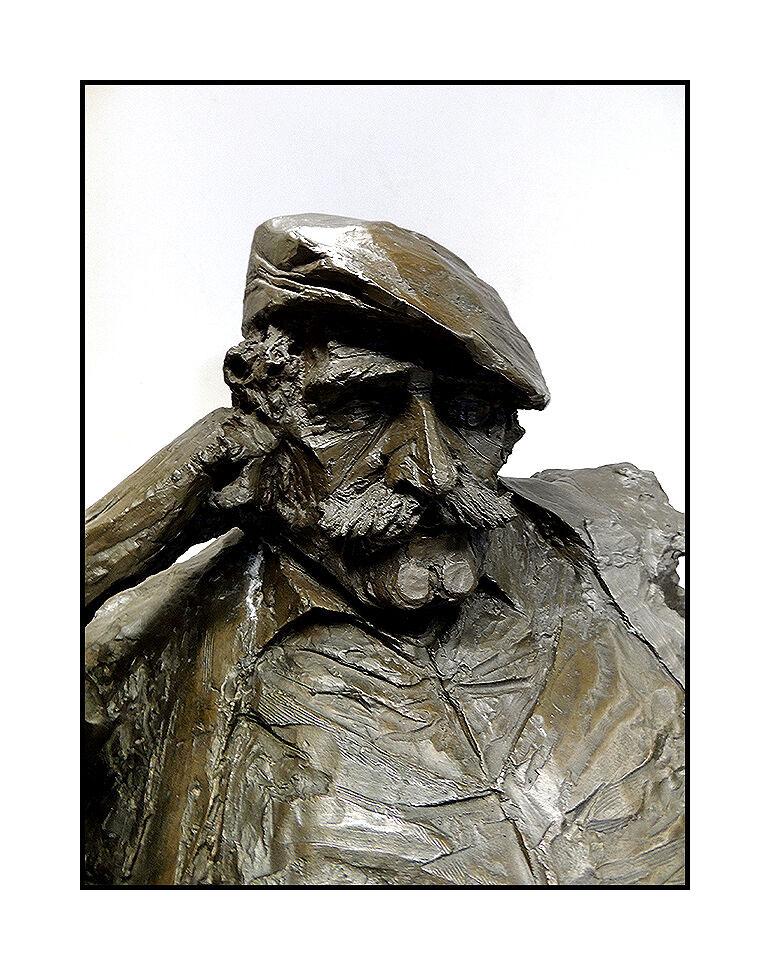 Aldo Luongo Authentic & Signed Bronze Sculpture, 