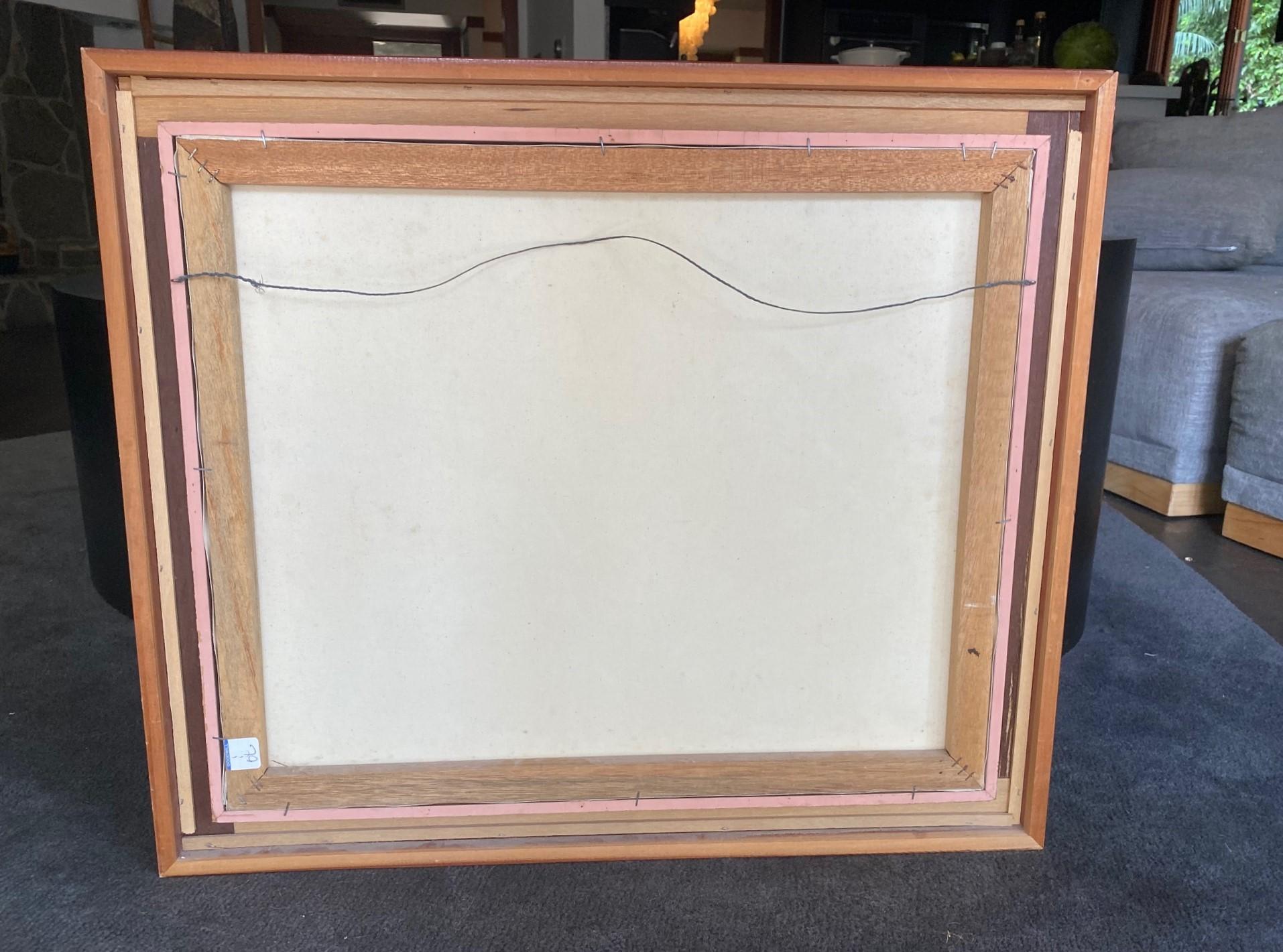 Aldo Luongo Firmado Original Italiano Argentino Óleo sobre Lienzo Pintura Amantes en venta 8