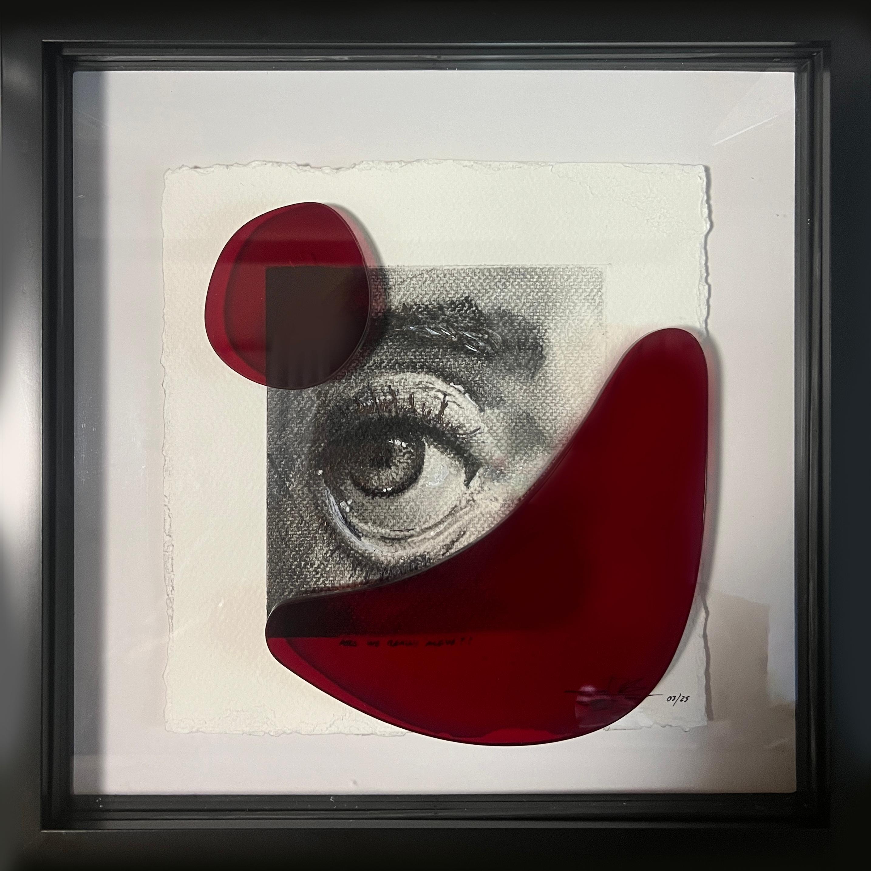 Aldo Michelangeli Mixed Media Works on Paper 