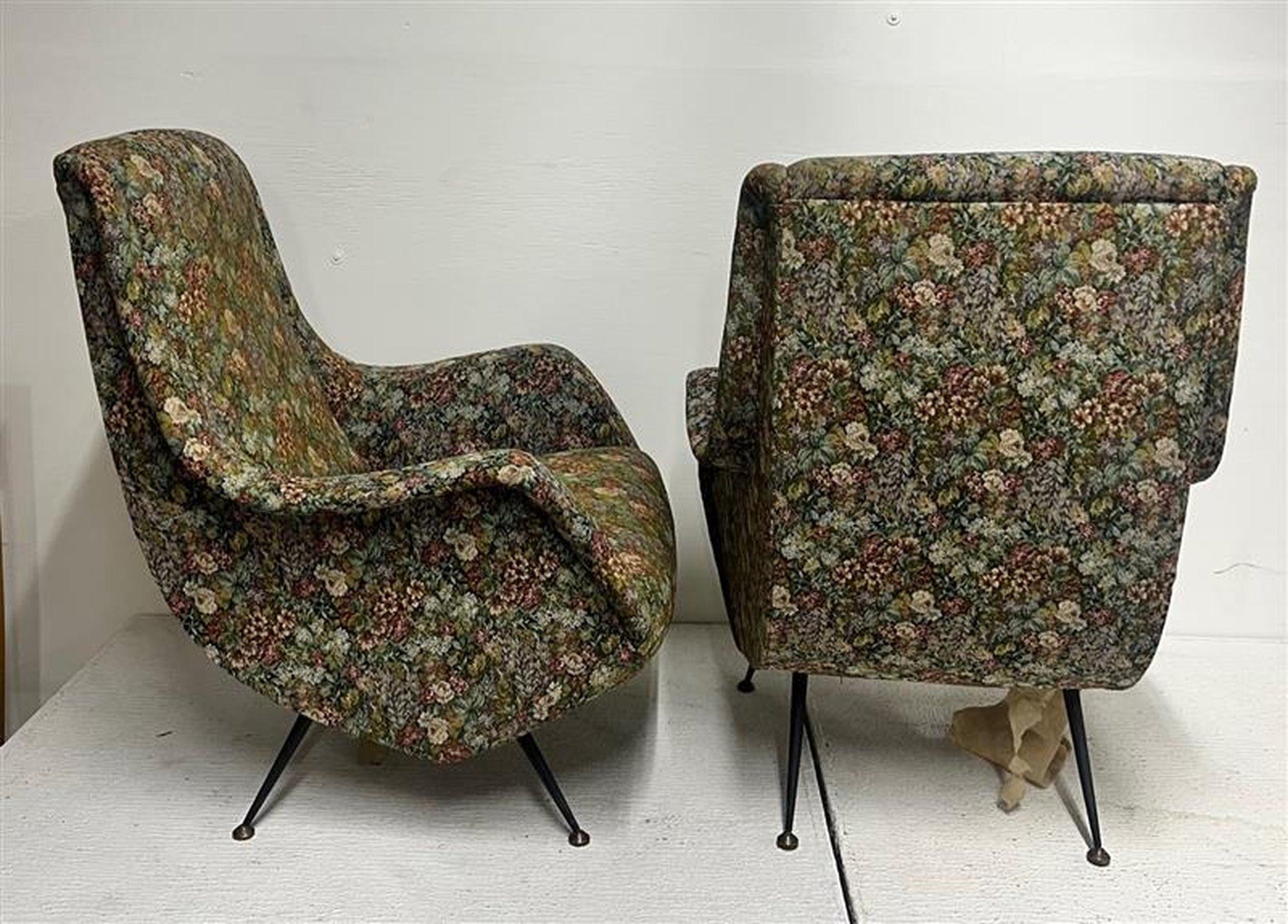 Mid-20th Century Aldo Morbelli Armchairs For Sale