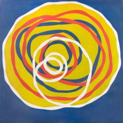 Abstraction - Oil Paint by Aldo Moriconi - 1967