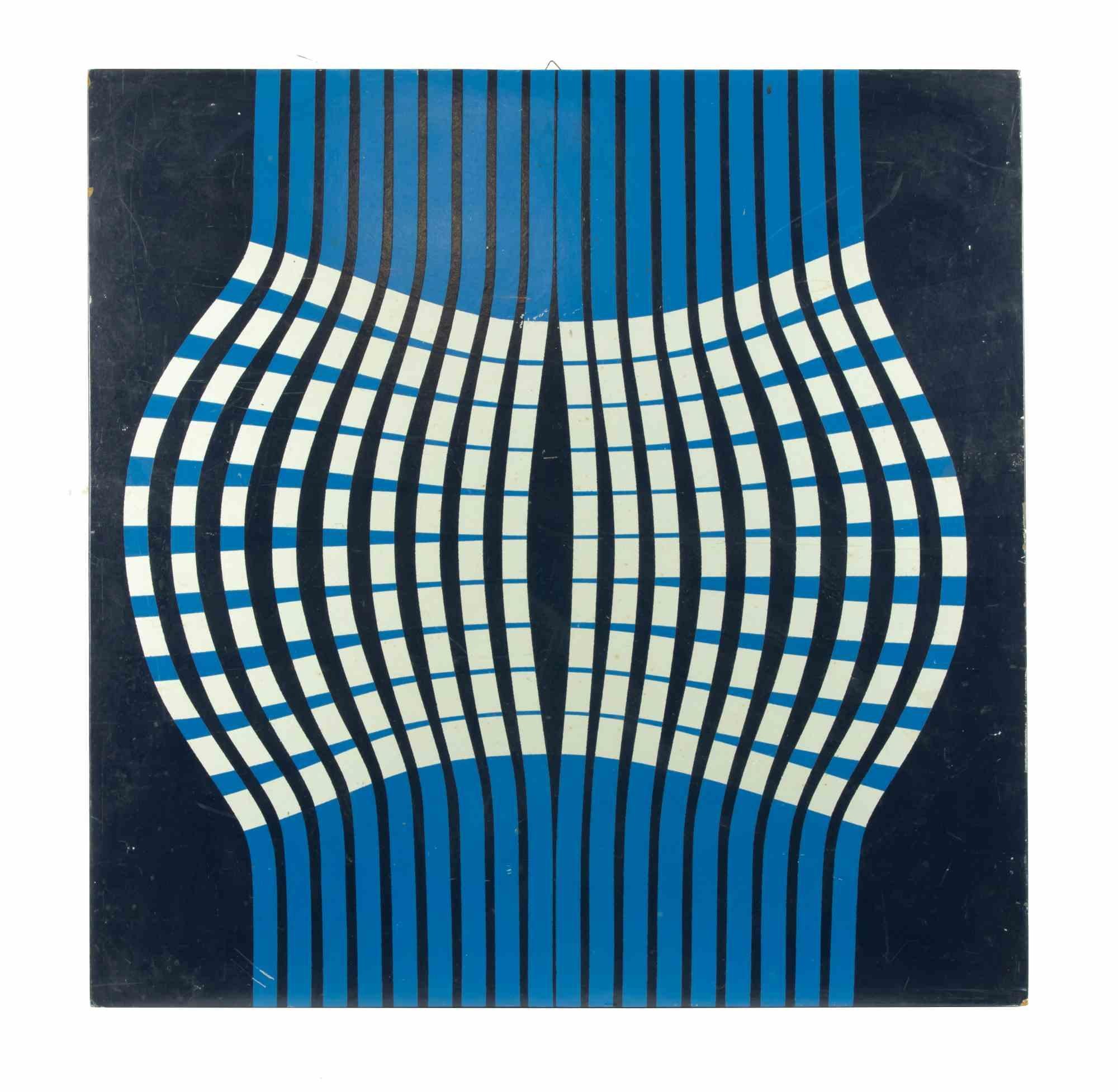 Composition géométrique est une œuvre d'art contemporaine originale réalisée par Aldo Moriconi en 1967.

Émail de couleurs mélangées sur bois.

Signé et daté à la main au dos de l'œuvre.