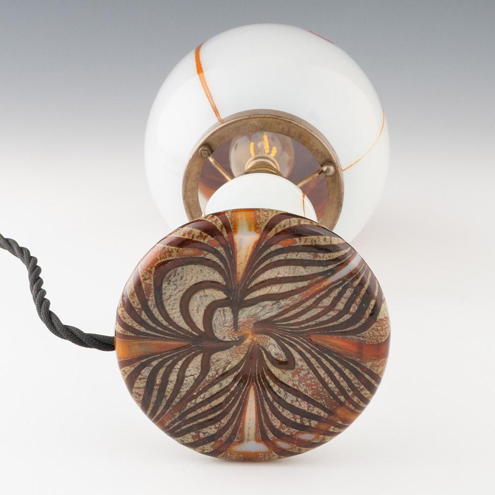 Aldo Nason Lámpara de cristal de Murano moderna de mediados de siglo c1960 Vidrio en venta