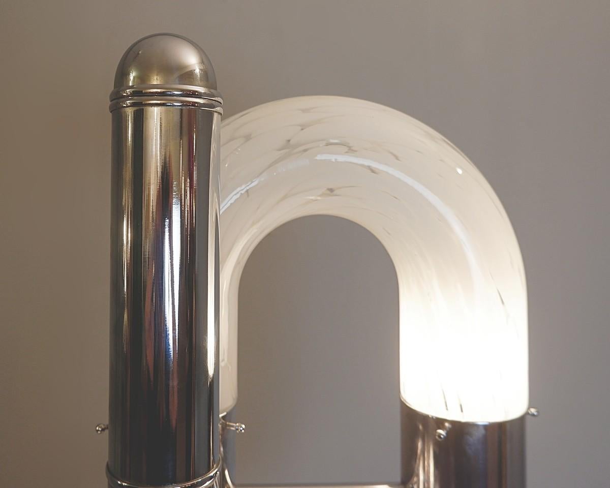 Late 20th Century Aldo Nason Murano Glass Floor Lamp, 1970s