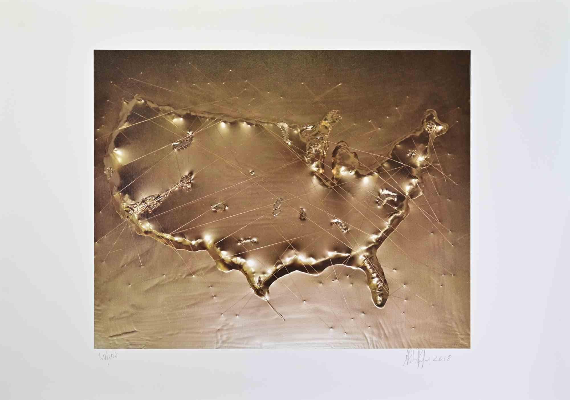 Revisiting the US - Screenprint by Aldo Palma - 2018