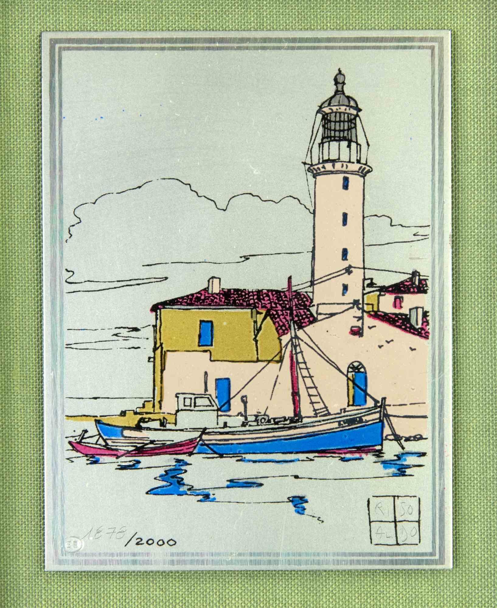 Little Port is an artwork realized by Aldo Riso.

Screen print 1970s. It Includes frame.

Edition of 2000. Hand signed lower right.

Good conditions