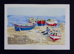 Presso Mondello - Lithographie von Aldo Riso - 2003
