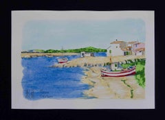 Presso Oristano - Lithograph by Aldo Riso - 2003