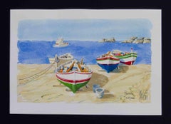 Presso Tropea - Litografía de Aldo Riso - 2003