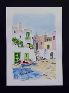 Untitled - Lithograph by Aldo Riso - 1990