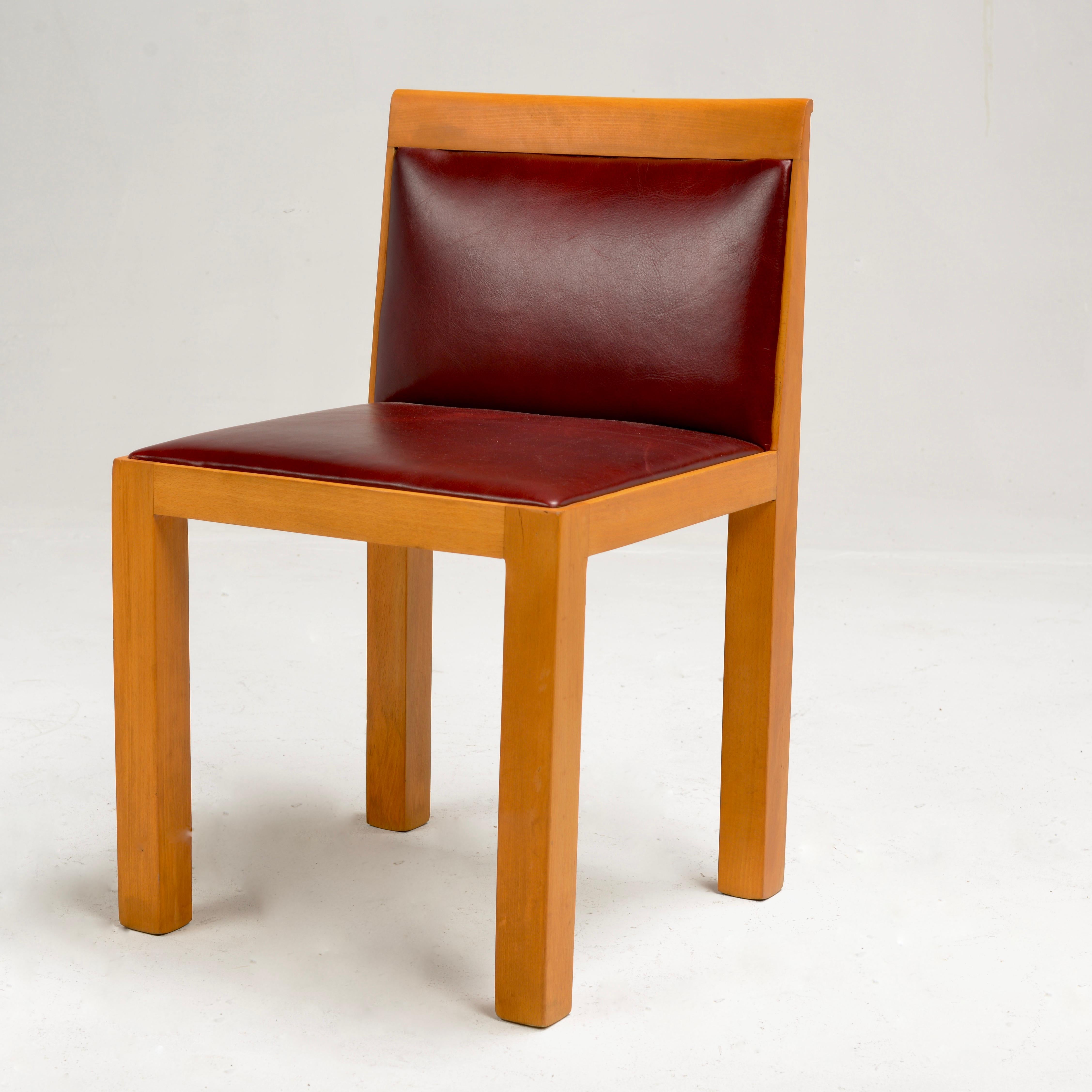 Aldo Rossi 'Teatro' Chairs for Molteni, Italy c 1983 For Sale 8